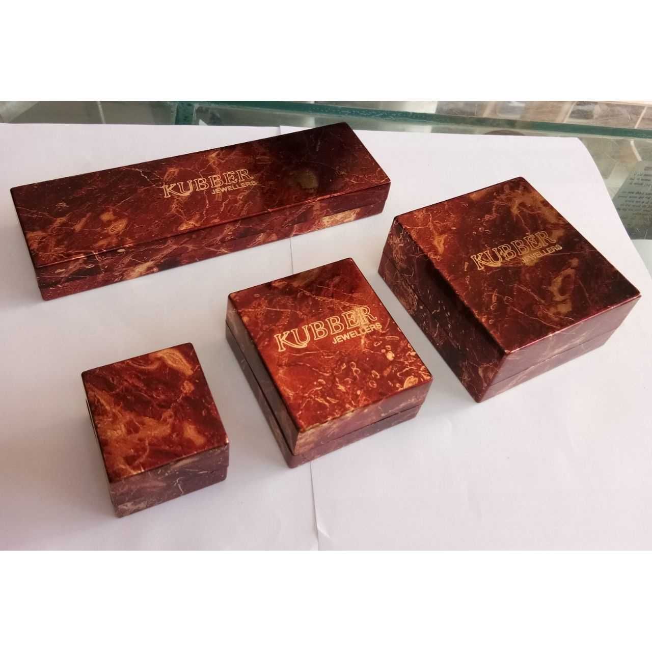 Modern plastic jewellery box