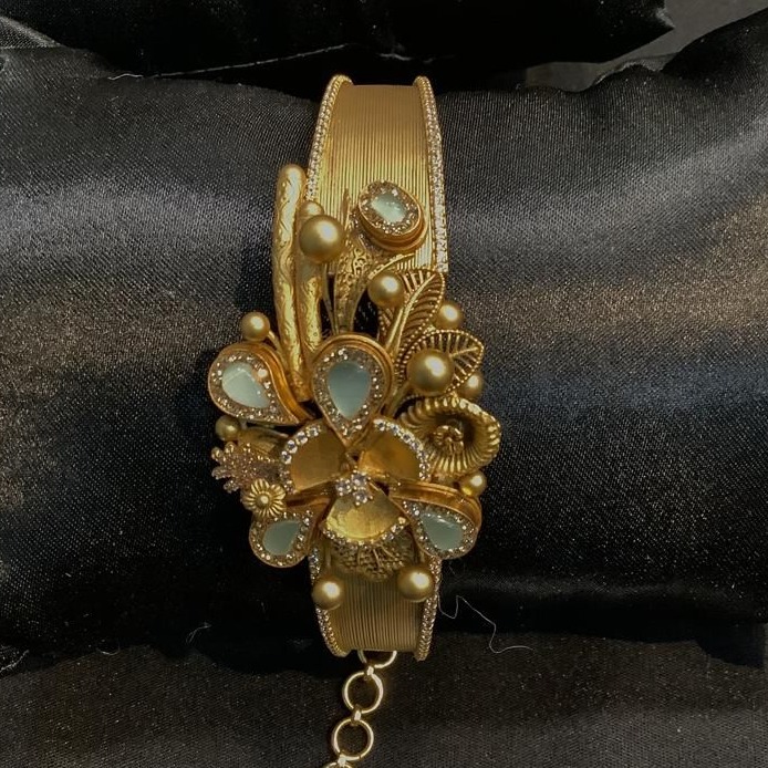 gold designer style bracelet