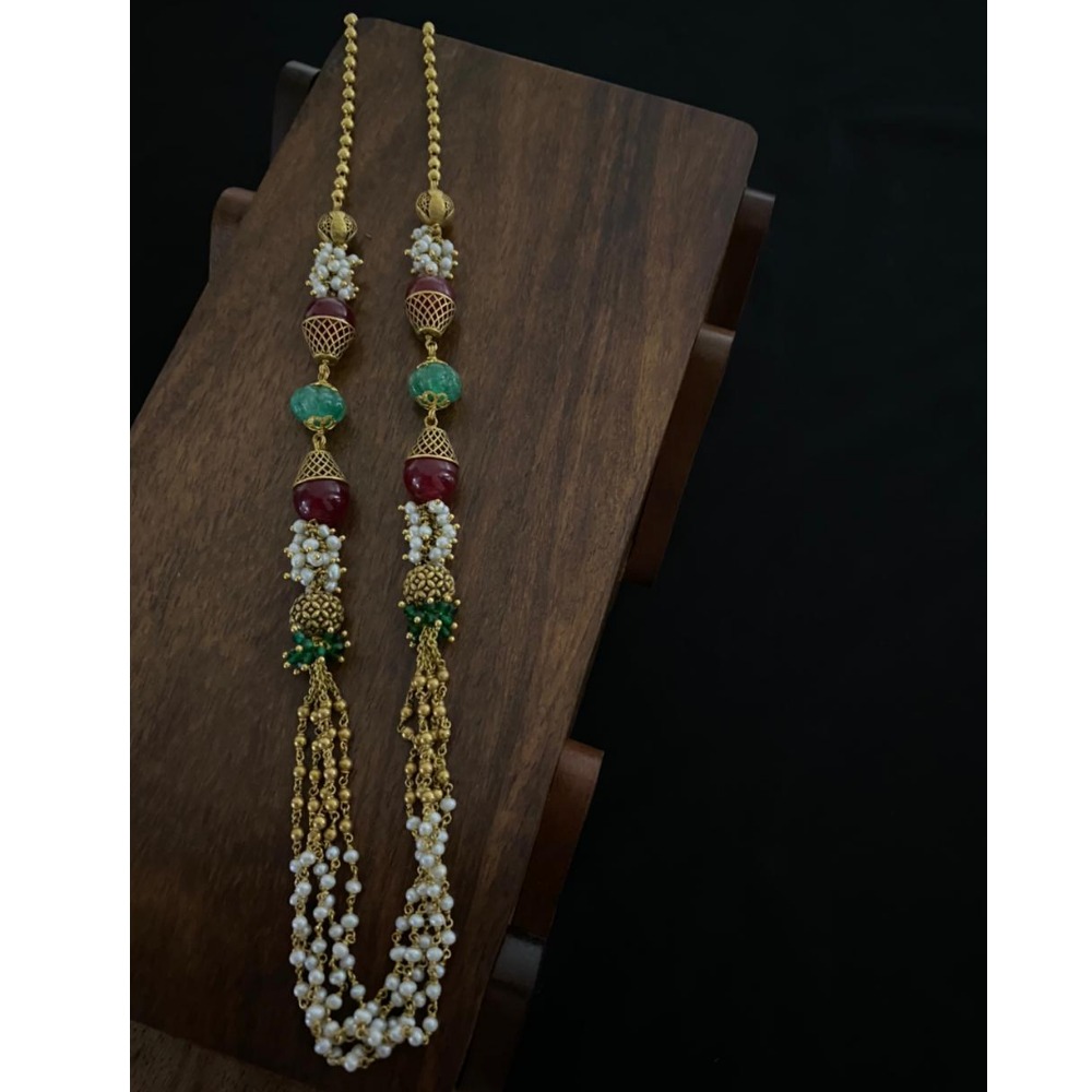 916 Hallmark Gold Kundan Design Mala