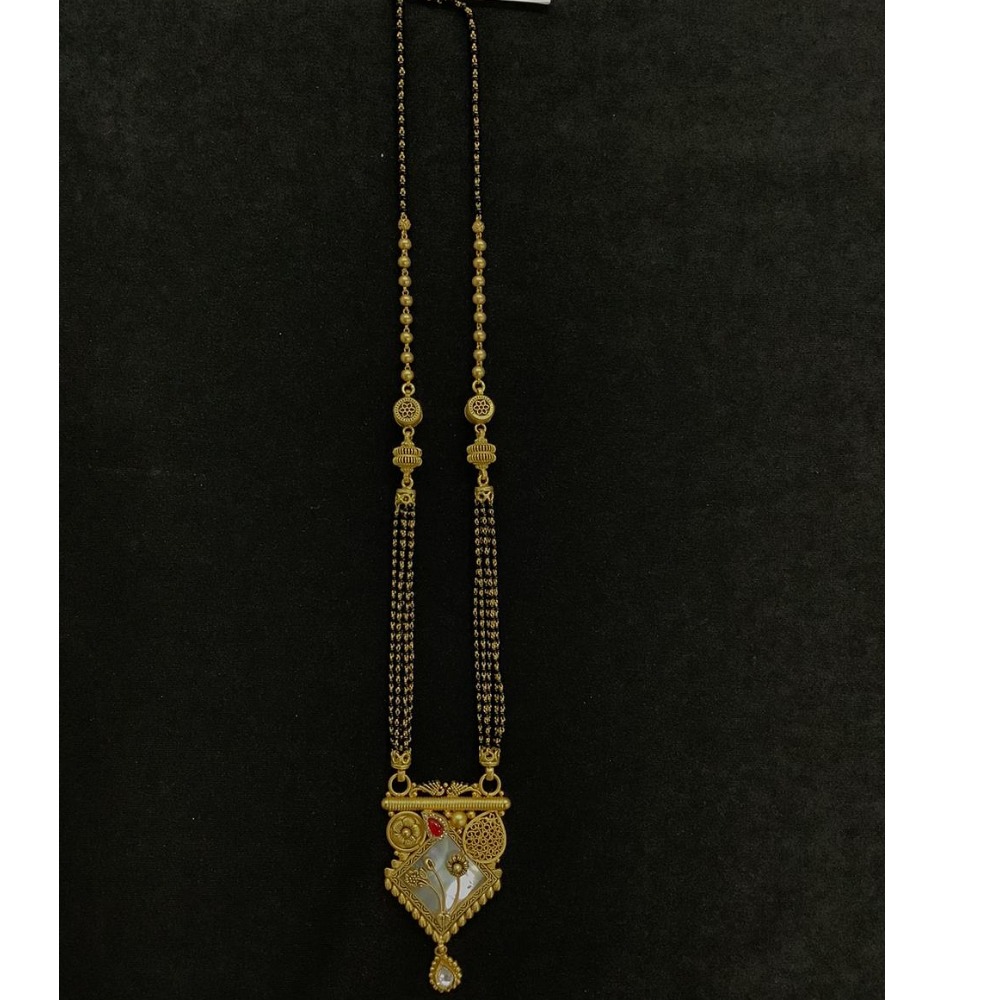 22KT Hallmark Gold Delicate Design Mangalsutra