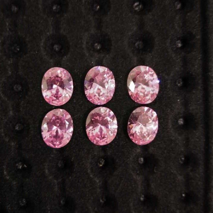 CZ Oval Handmade Stone