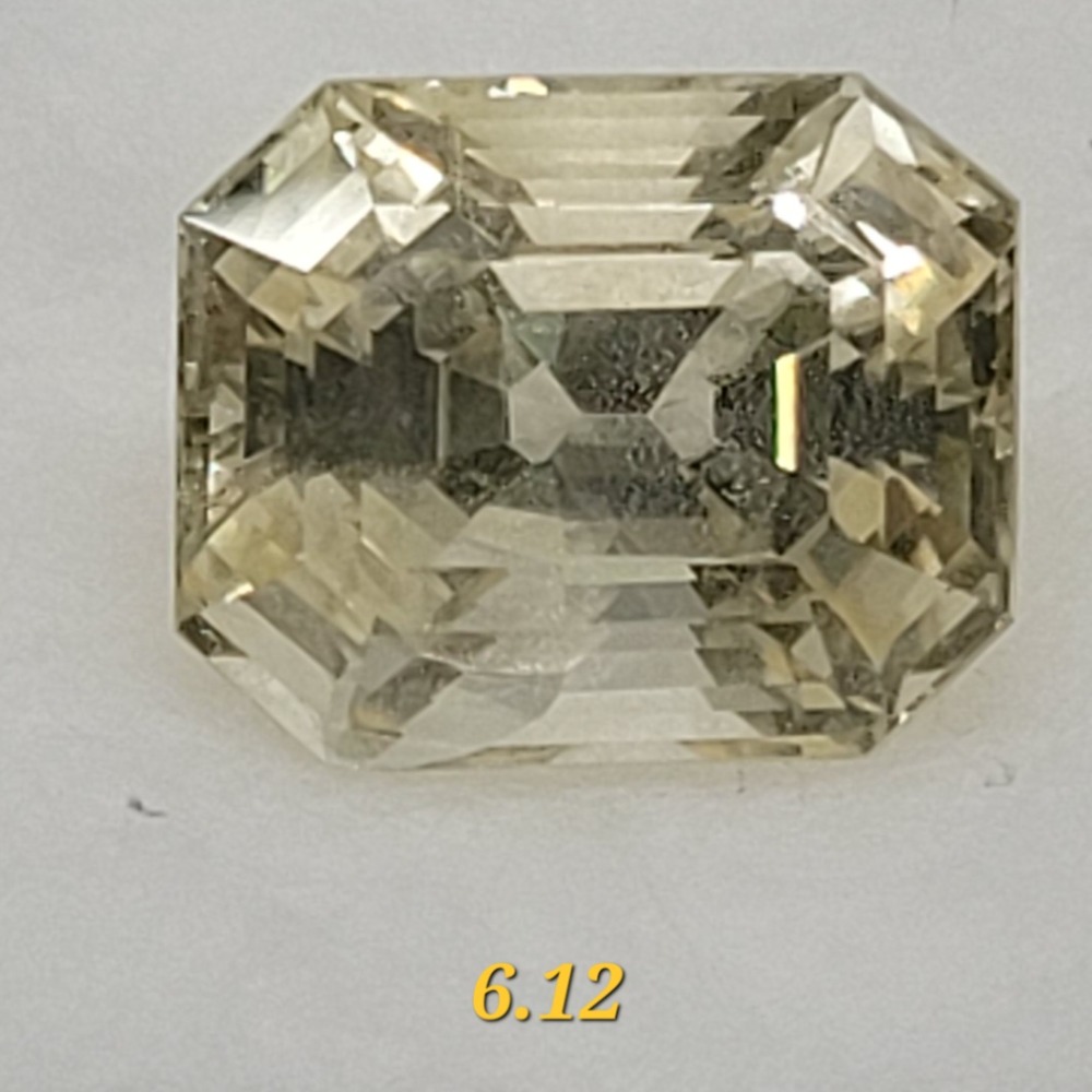 6.12ct square yellow yellow-sapphire-pukhraj