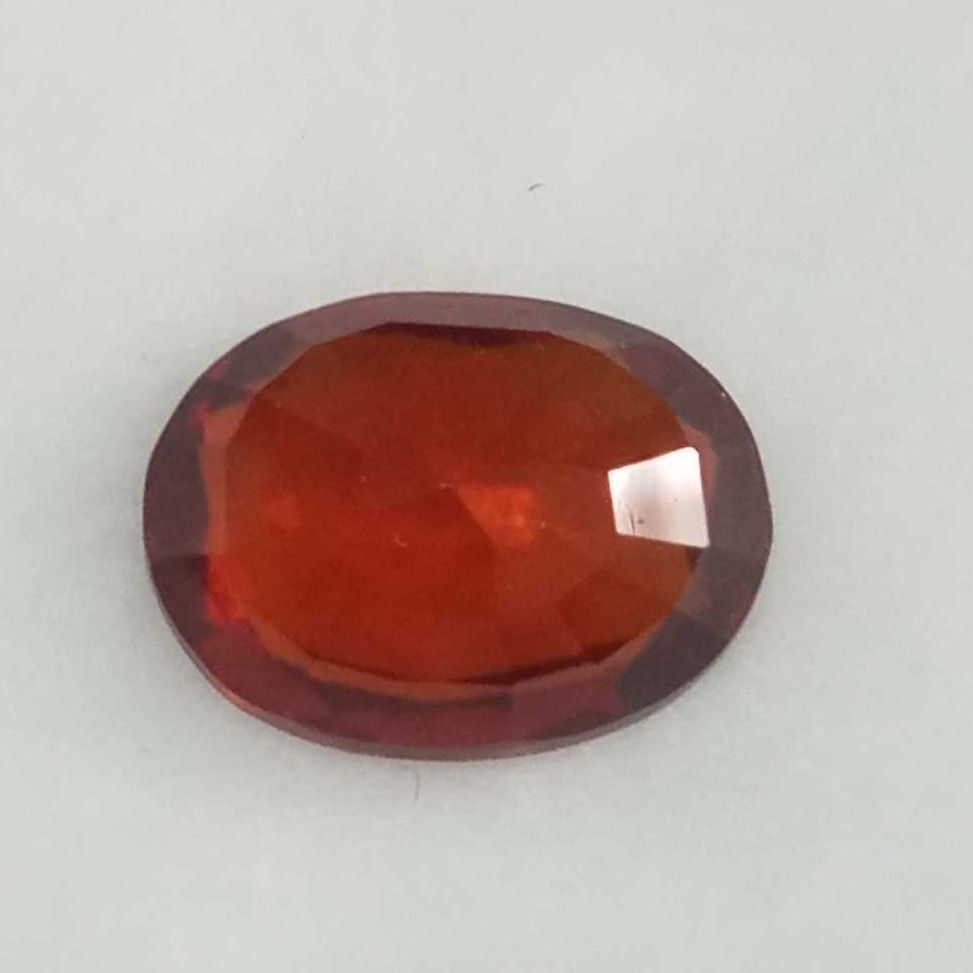 5.21ct oval brown hessonite-gomed - Image 2