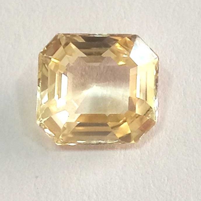 4.44ct rectangle yellow-sapphire-pukhraj