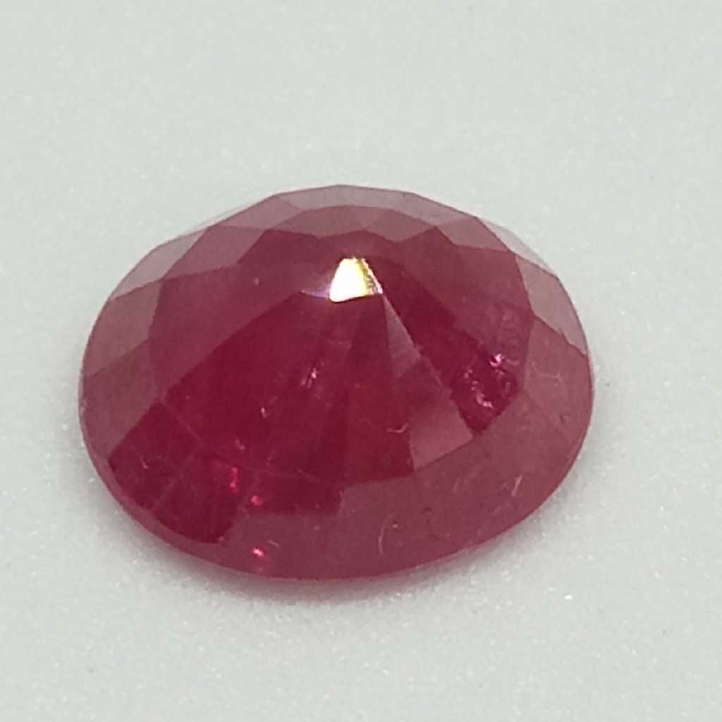 4.07ct oval red ruby-manek - Image 2