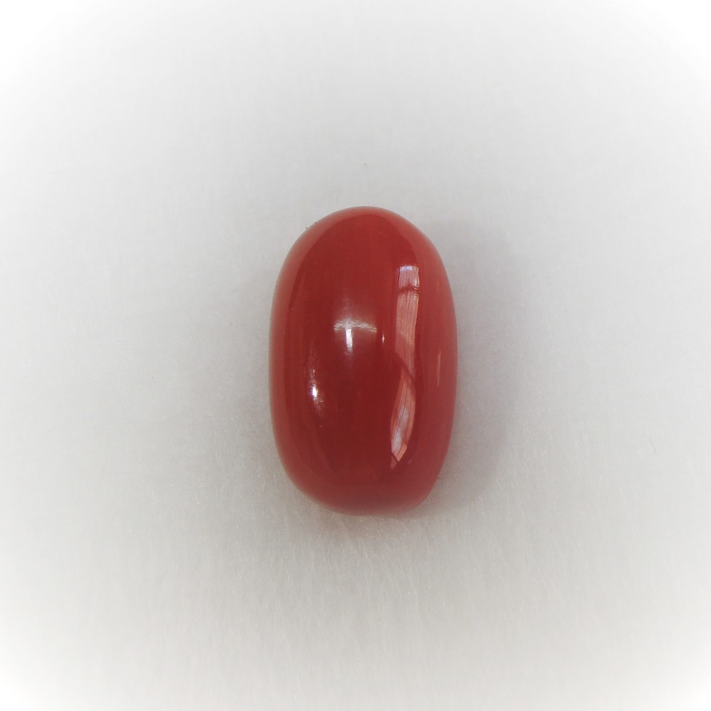 5.35ct oval natural red-coral (mungaa) KBG-C020