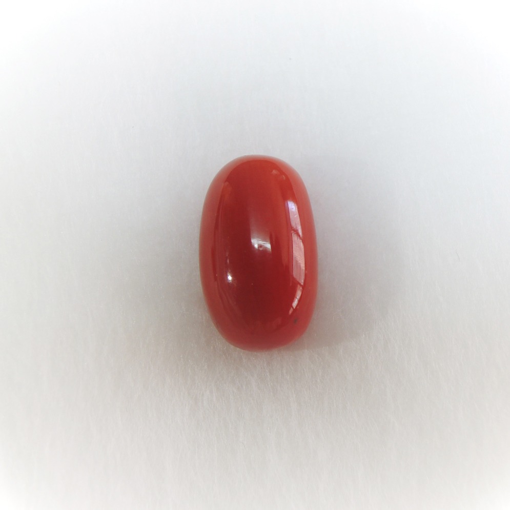 5.14ct oval natural red-coral (mungaa) KBG-C010