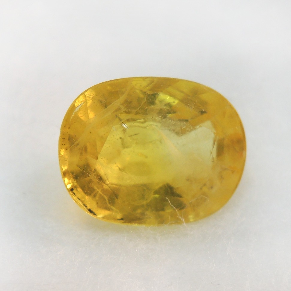 3.56ct oval natural yellow-sapphire (pukhraj) KBG-S009