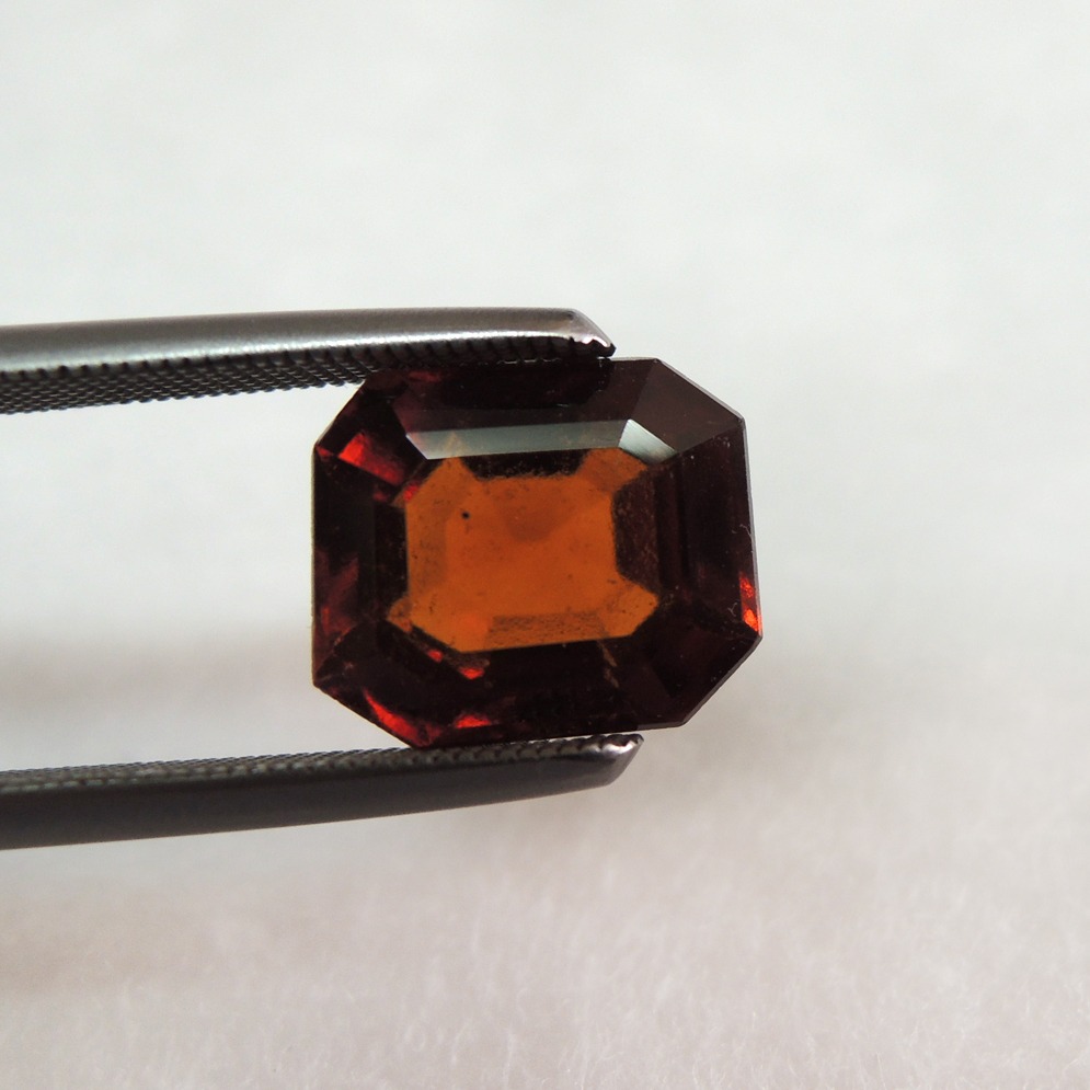 3.62ct rectangle natural hessonite-gomed KBG-G002