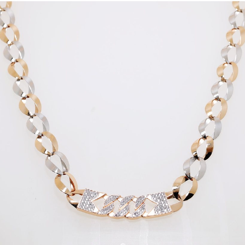 18k colossus chain for men