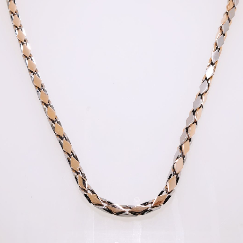 18k Gents Chain Barfi Design