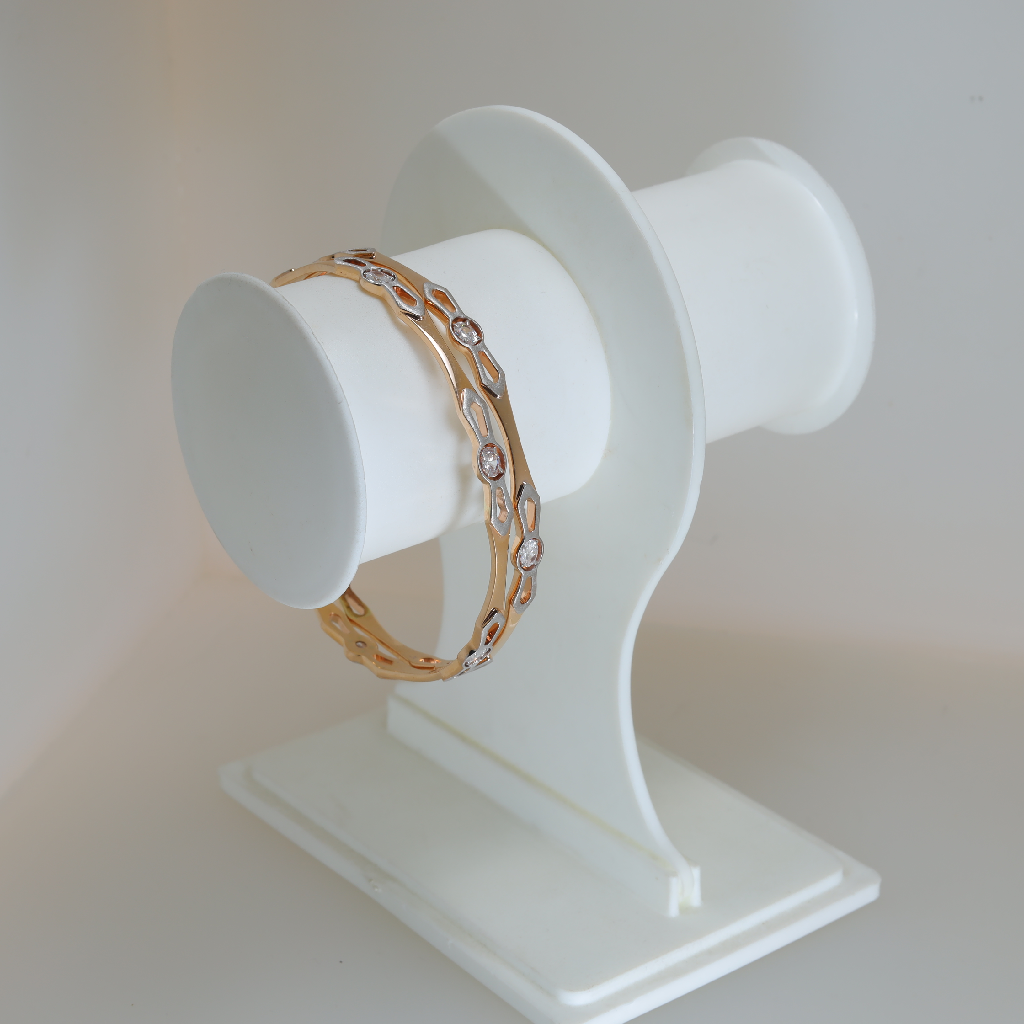 18K rose gold Bangles