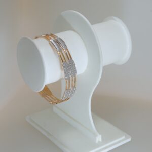 18kt rose gold bangles