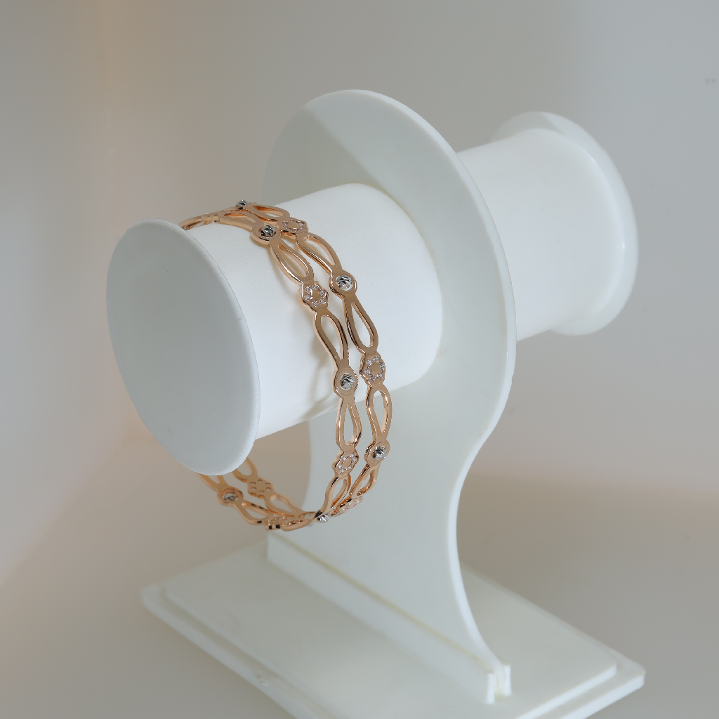Stone Studded Rose bangles