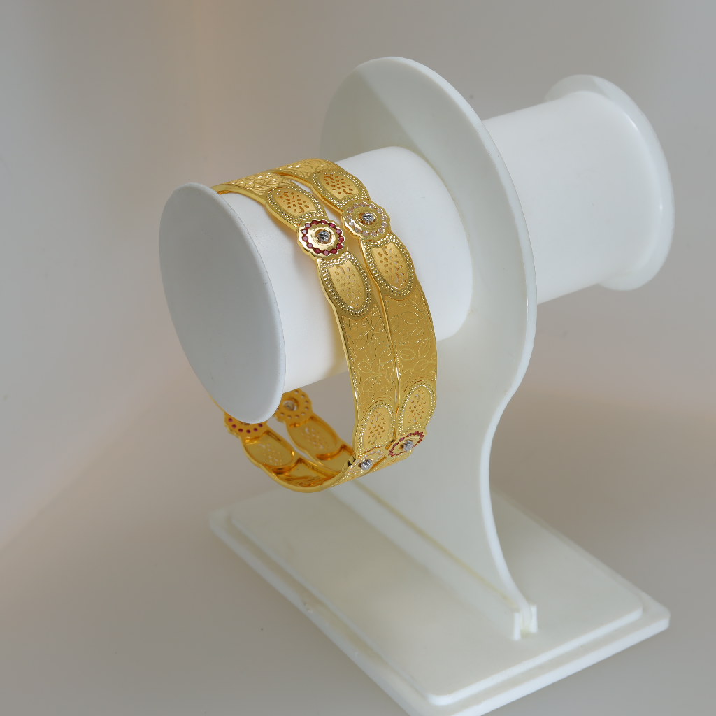 Stone Studded Shishma Bangles