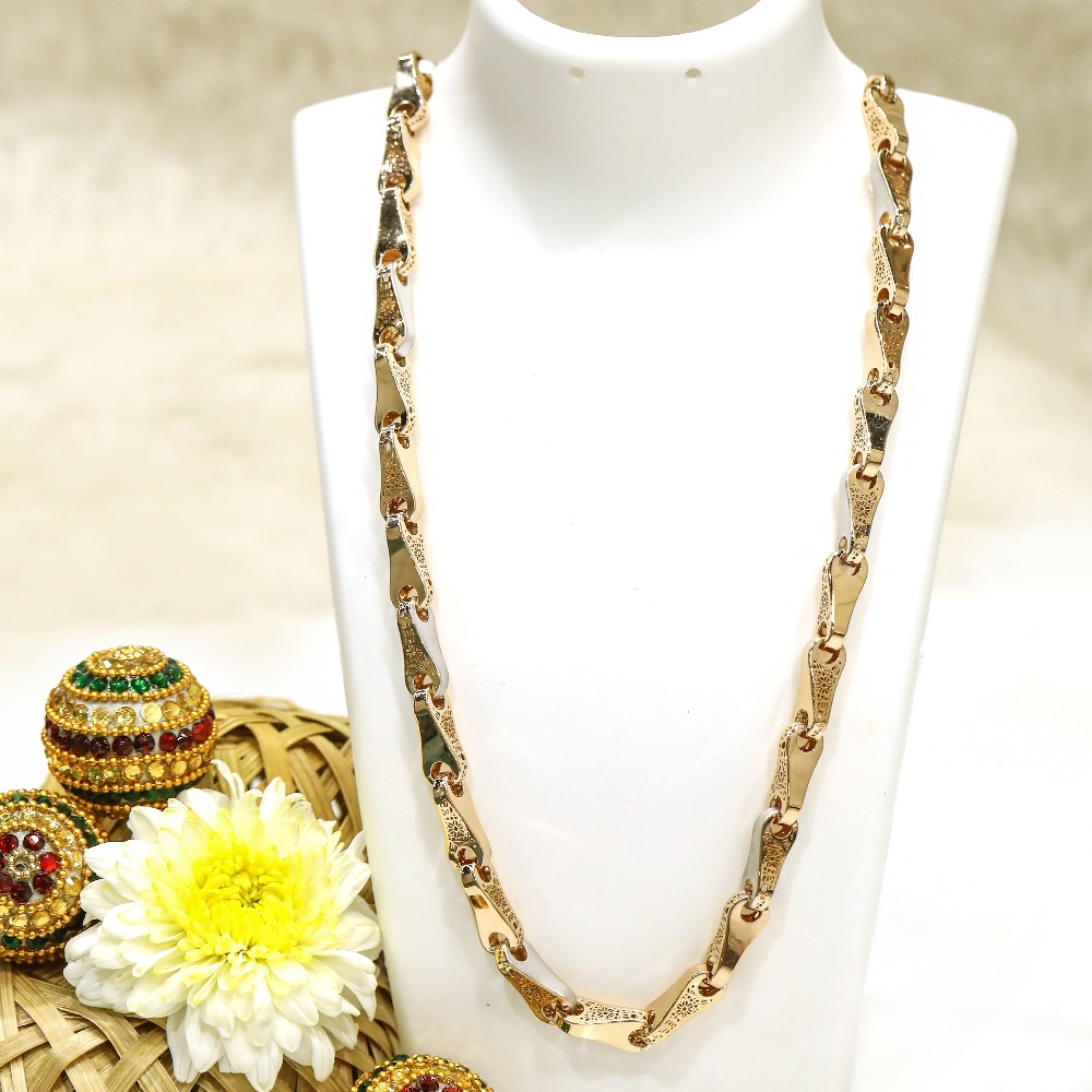22K Gold Fancy Gents Chain