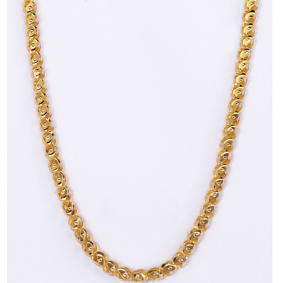 22KT Gold Ladies Handmade Chain Yellow