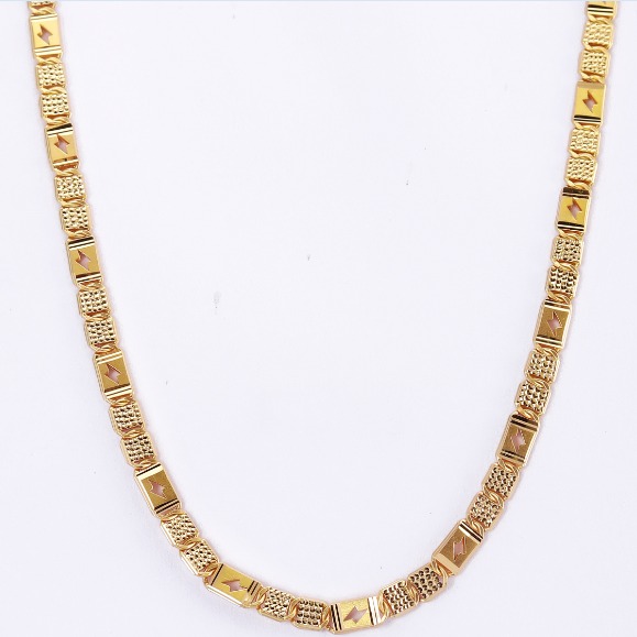 22KT Gold Ladies Fancy Handmade Chain Yellow