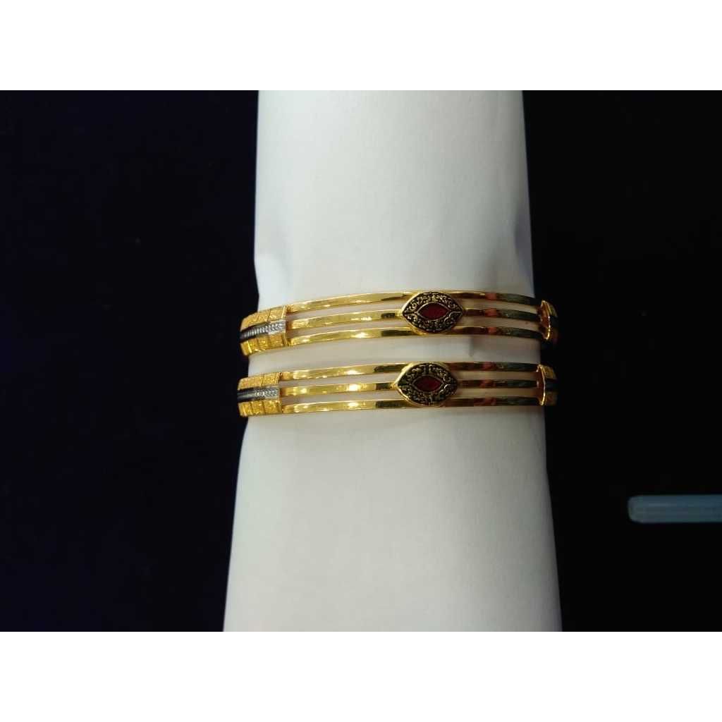 916 Gold Copper Bangles