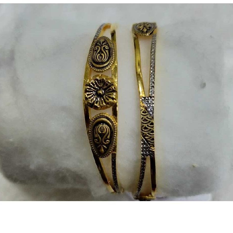 22kt Fancy Gold Cooper Bangles