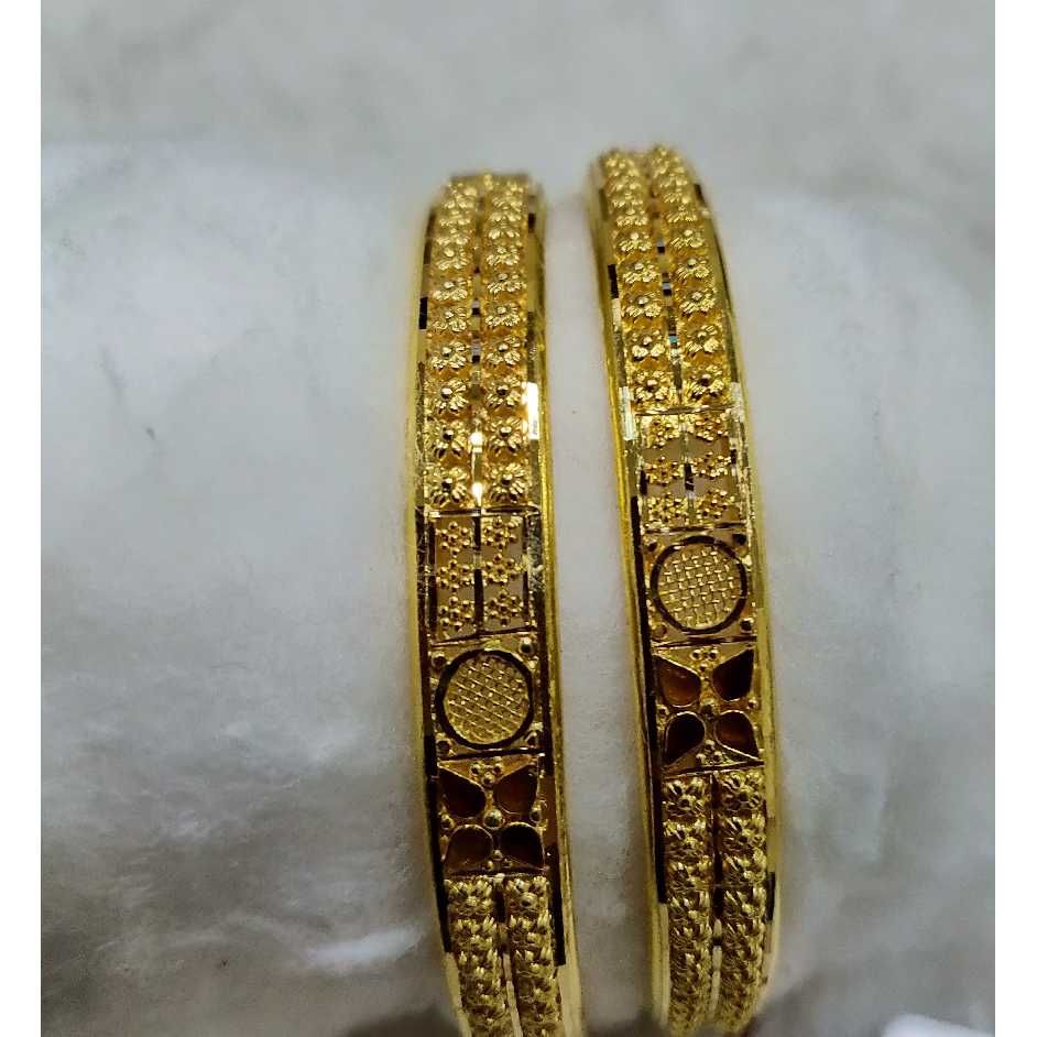 22kt Gold Ethnic Cooper Bangles