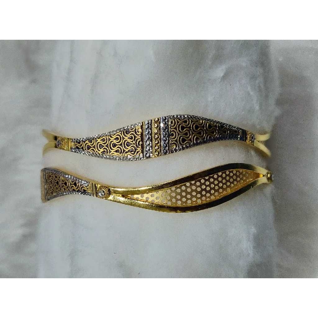 22kt Gold Antique Ghaba Kadli