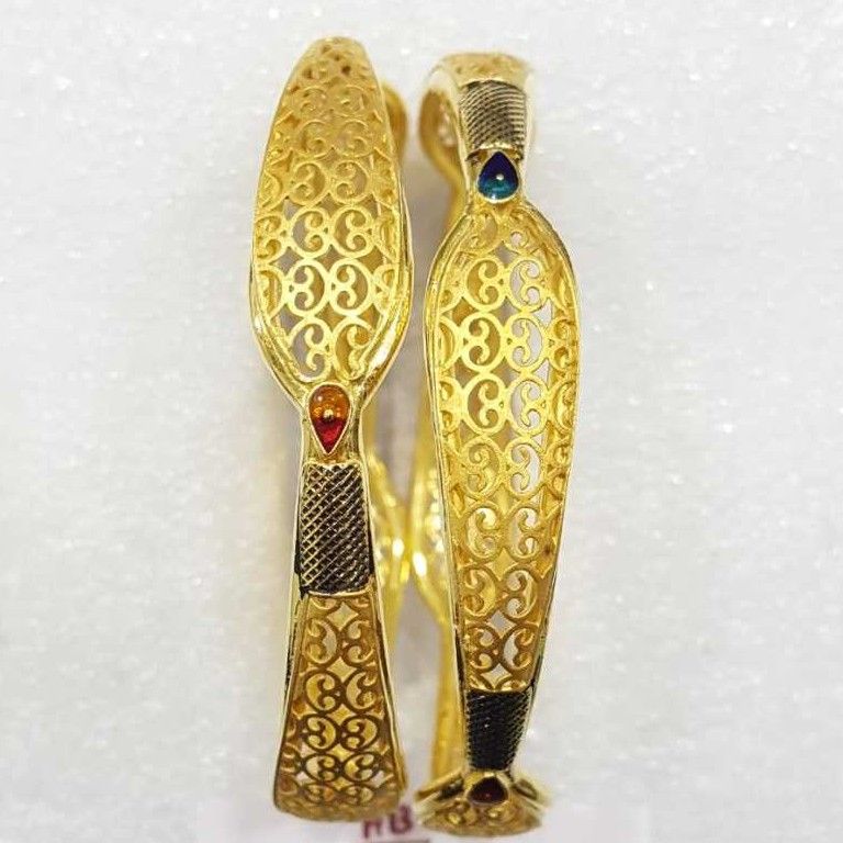 22K / 916 Gold Ladies Antique Copper Kadli