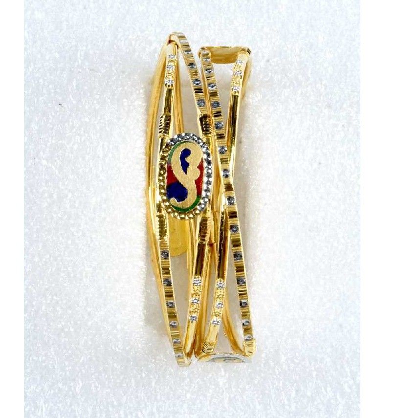 22K / 916 Gold Ladies Antique Copper Kadli