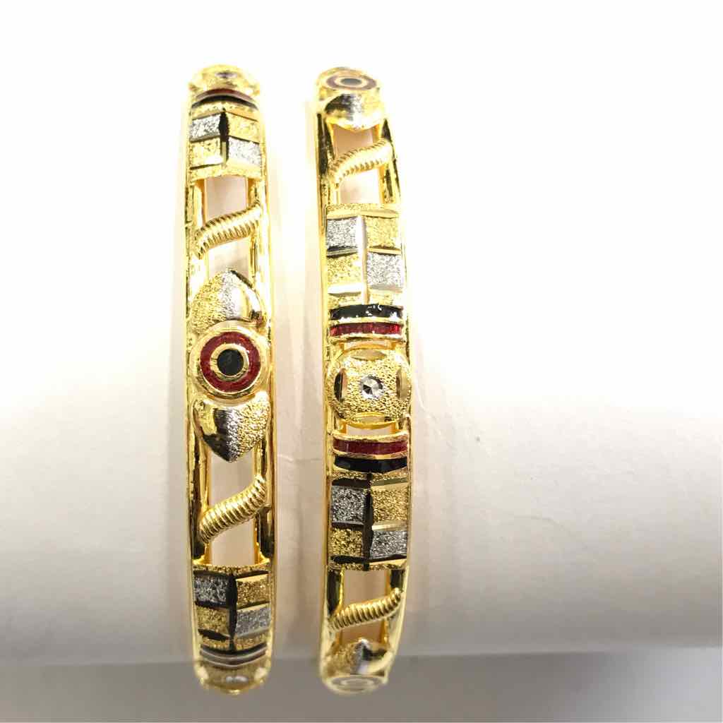 22KT Gold Ladies Indian Antique Copper Kadli