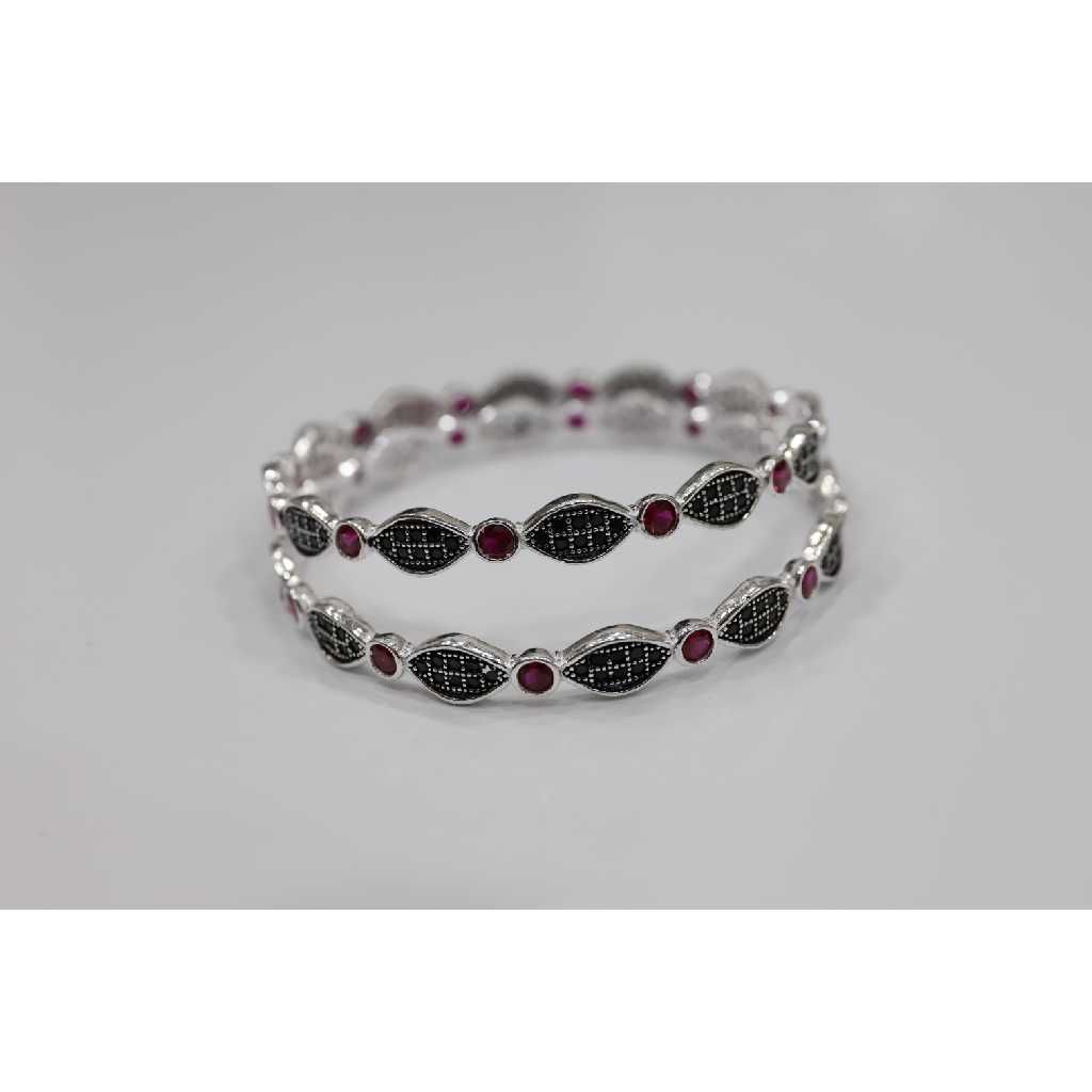 92.5 silver marcasite bangles