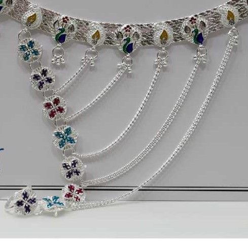 Silver fancy chain pagpan - Image 2