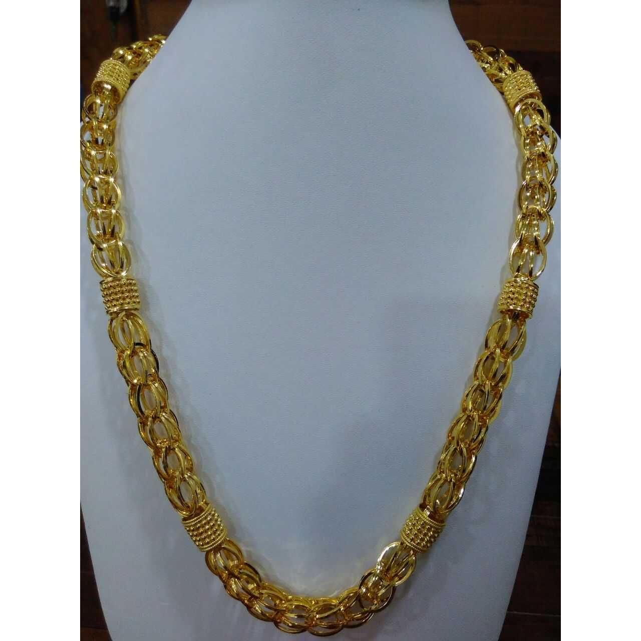 22KT Yellow Gold Gents Indian Indo italian Designer Chain