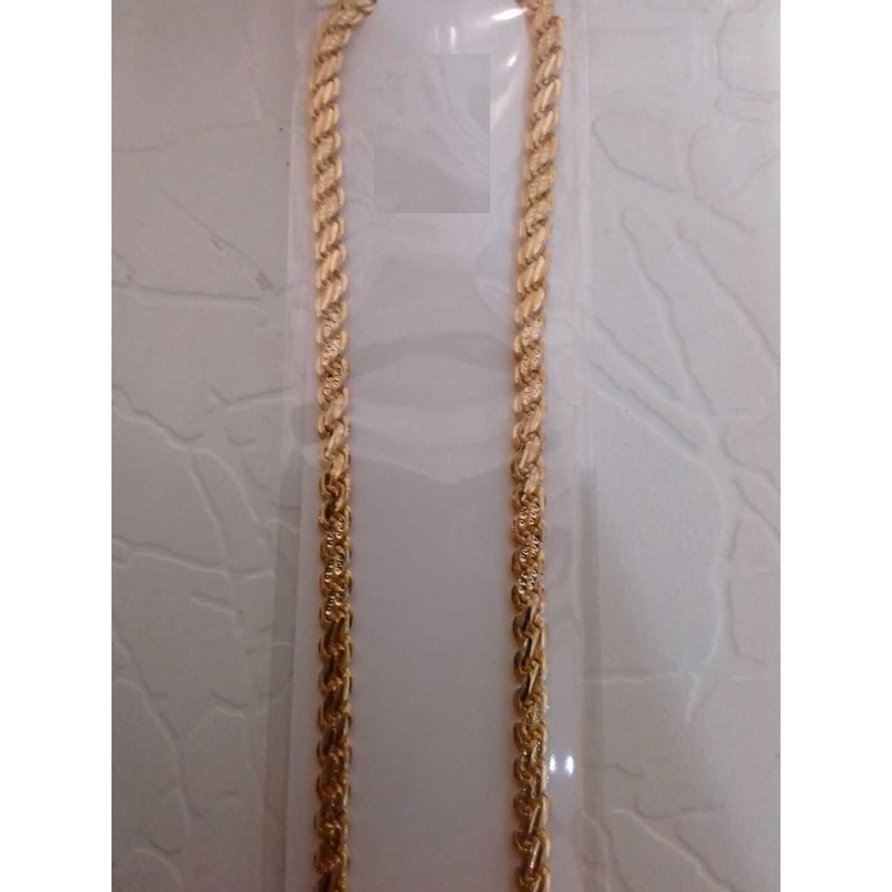 22KT Gold Gents Indian Hollow Vertical chain