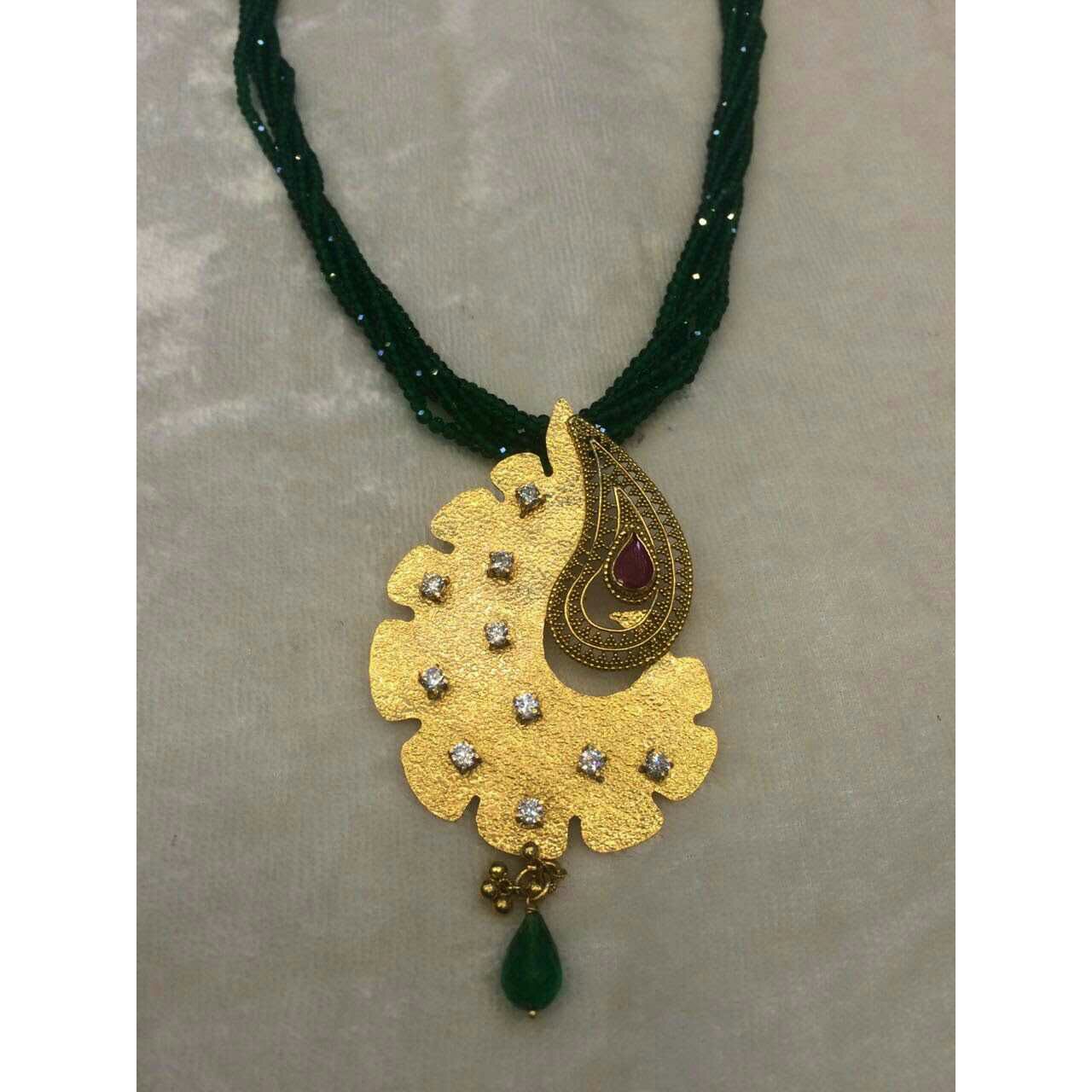 22K / 916 Gold Antique Peacock Special Necklace
