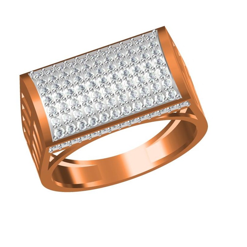 Rose Gold Gents Rings
