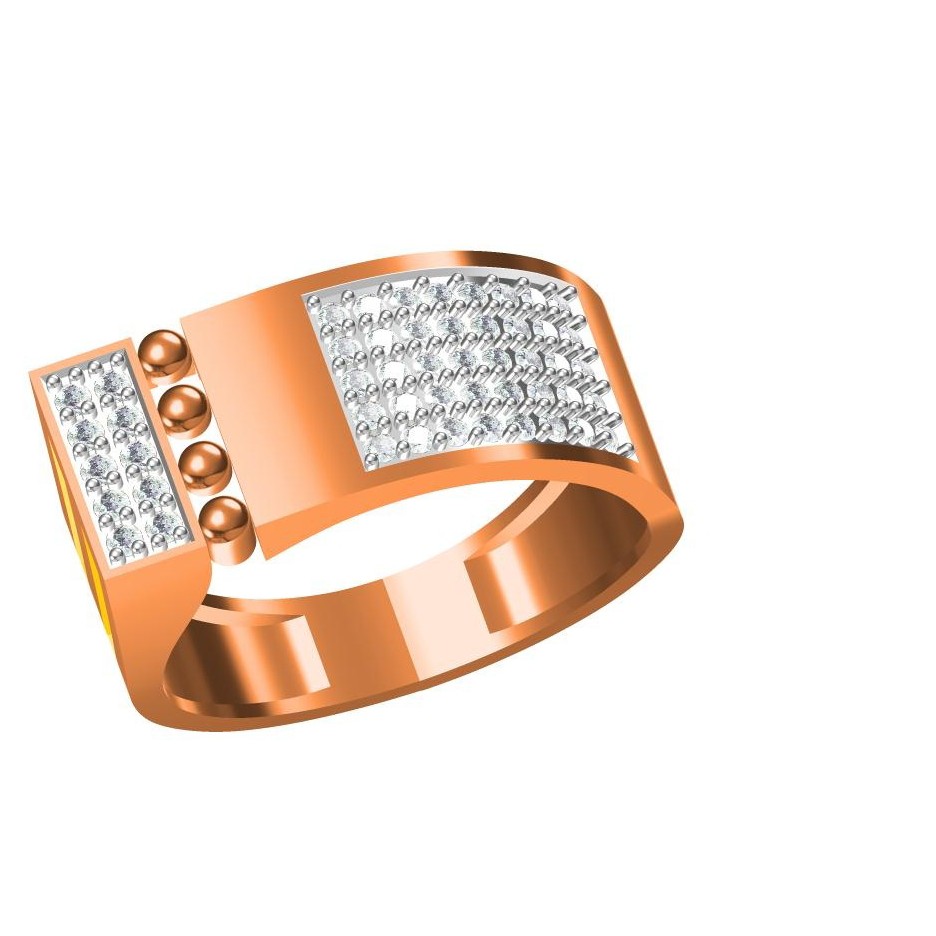 Rose Gold Gents Rings
