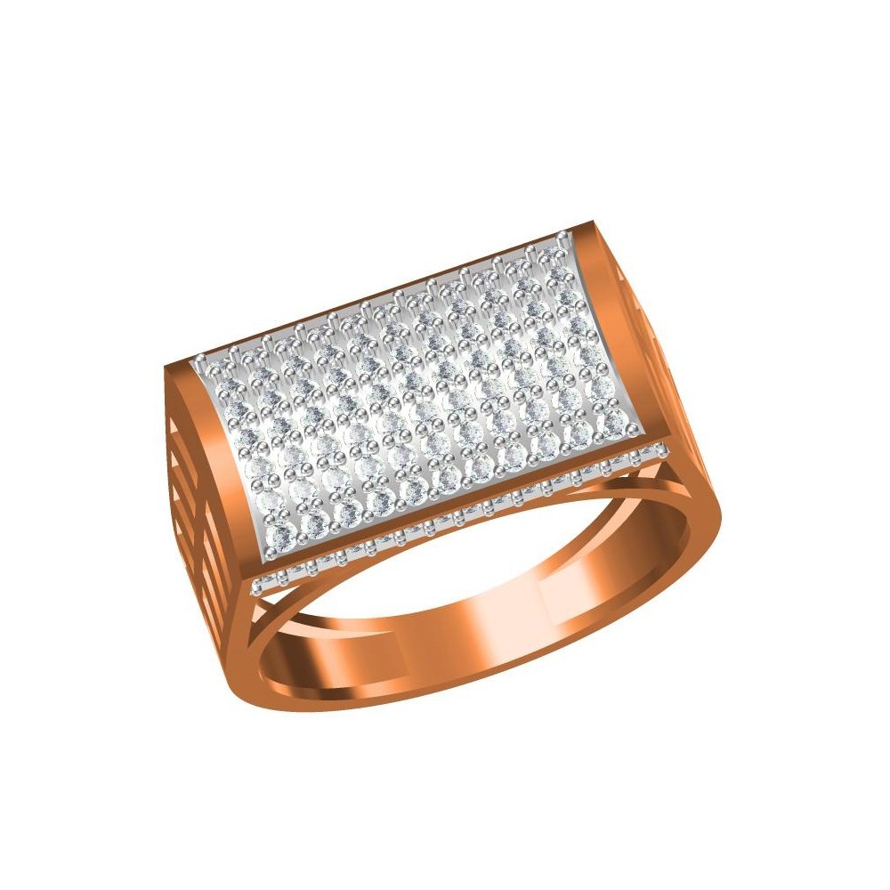 Rose Gold Gents Rings