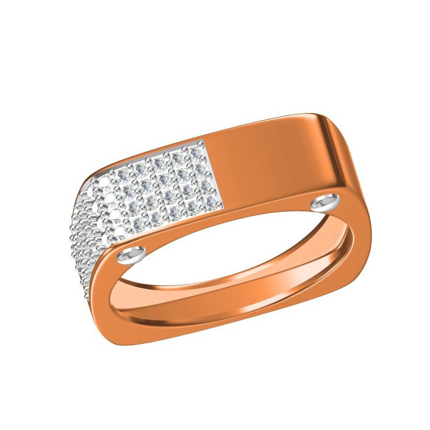 Rose Gold Gents Rings