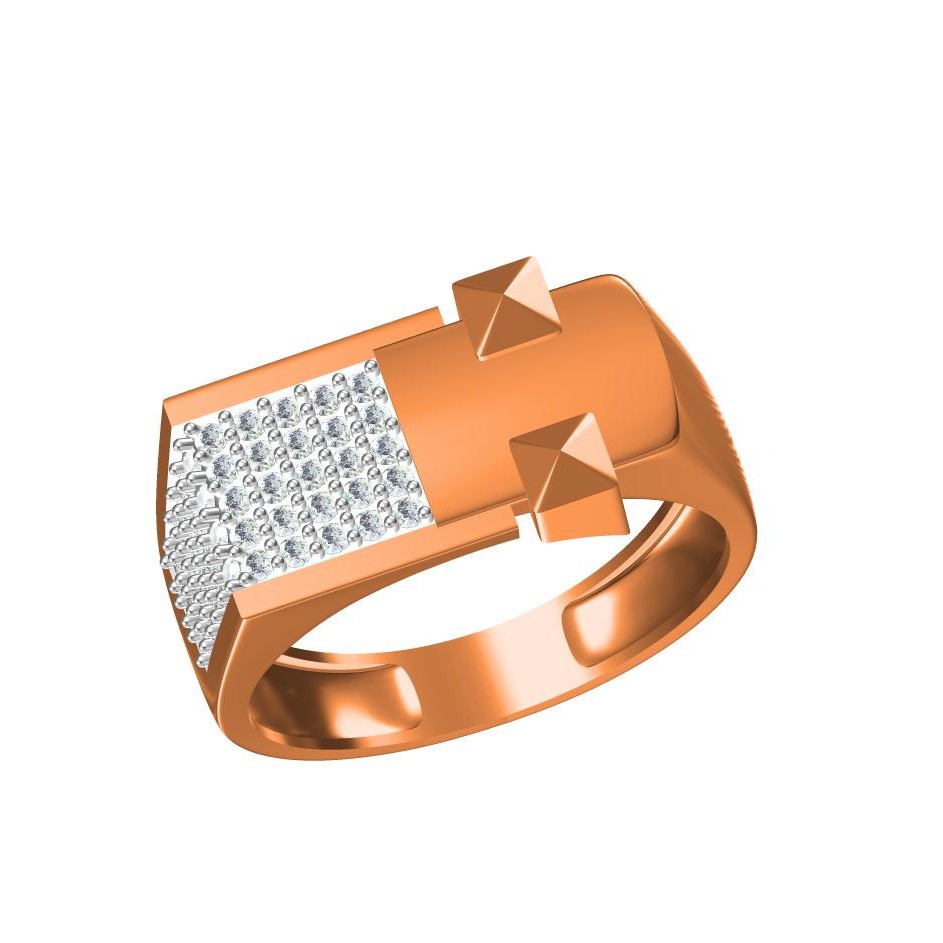 Rose Gold Gents Rings