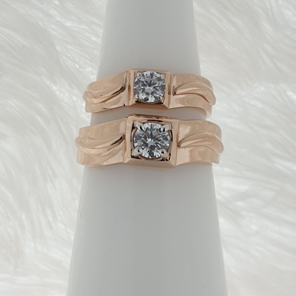 solitar couple ring