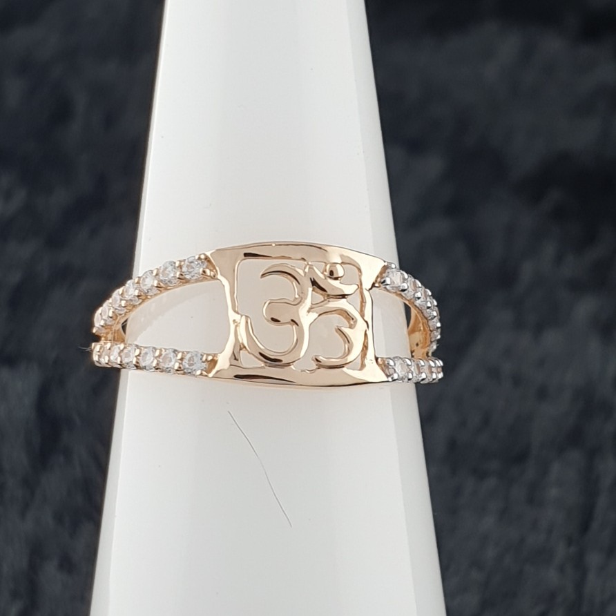 rose gold ladies ring