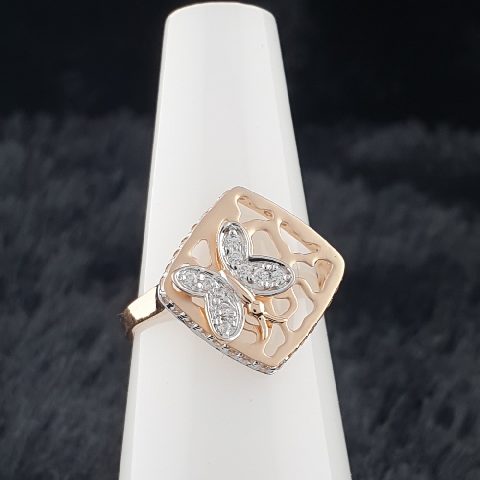 butterfly ladies ring