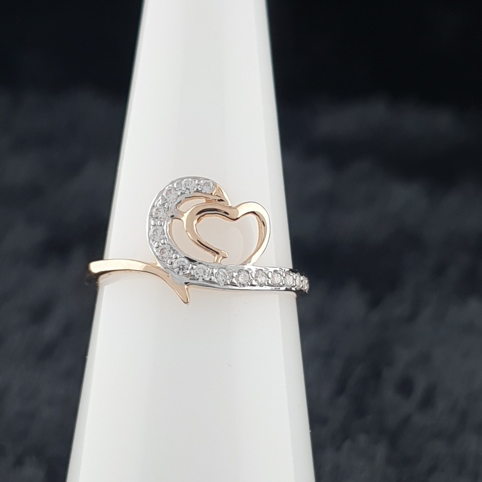 rose gold ladies ring