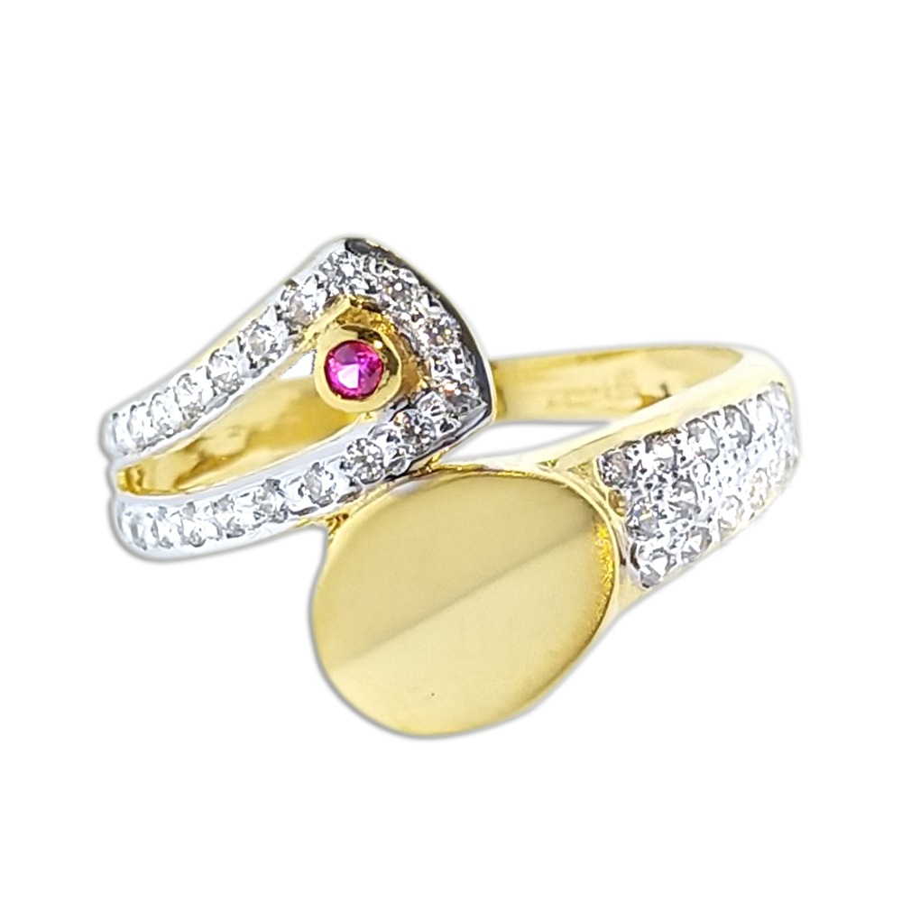 916 gold Designer Ring SO-R005