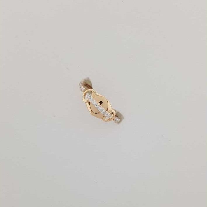 18KT Rose Gold Traditional Designer Ring