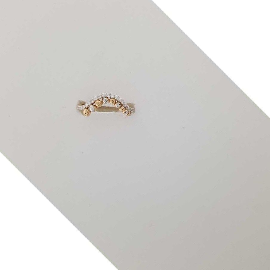 Rose Gold Fancy CZ Trendy Rings
