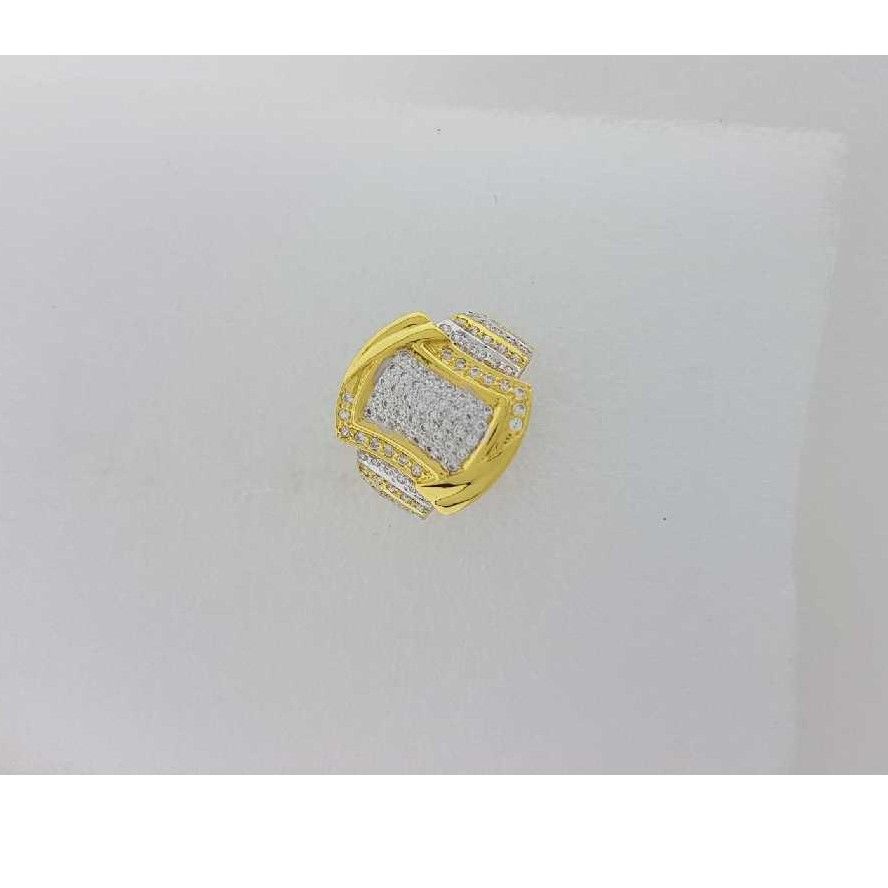 22KT Yellow Gold CZ Charming Ring