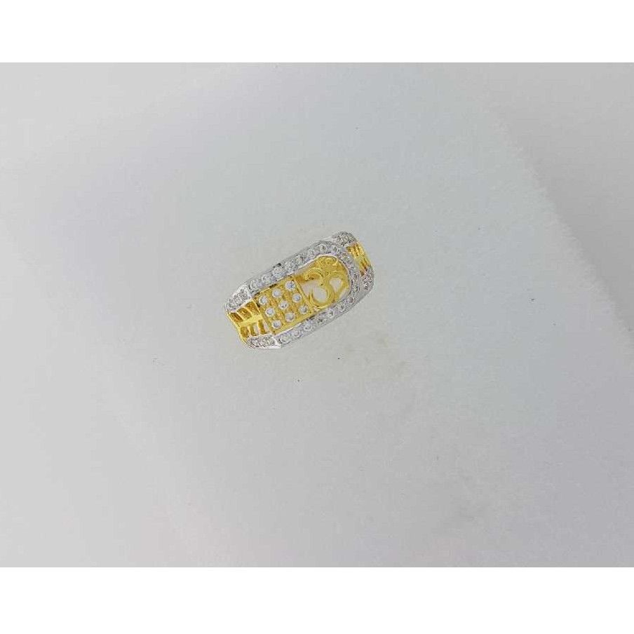 22KT Yellow Gold Om Gents Ring