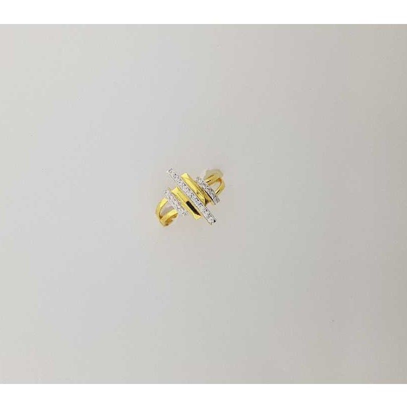 22KT Yellow Gold Fancy CZ Rings
