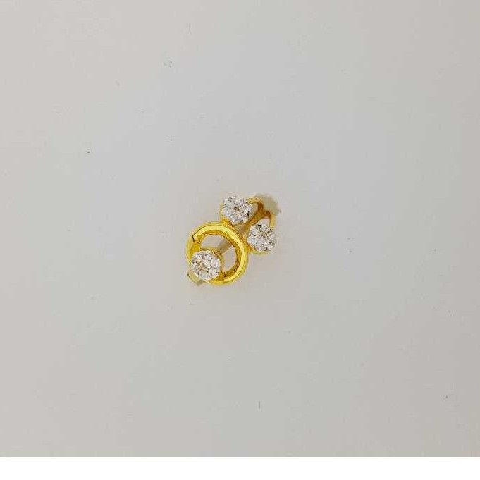 22K / 916 Gold ladies Prong Diamond Modern Ring